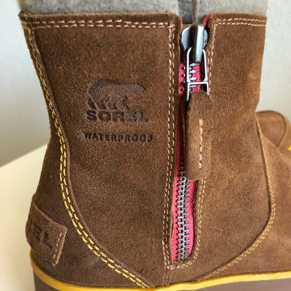 Sorel Waterproof Suede Winter Bootie (Womens 7)
